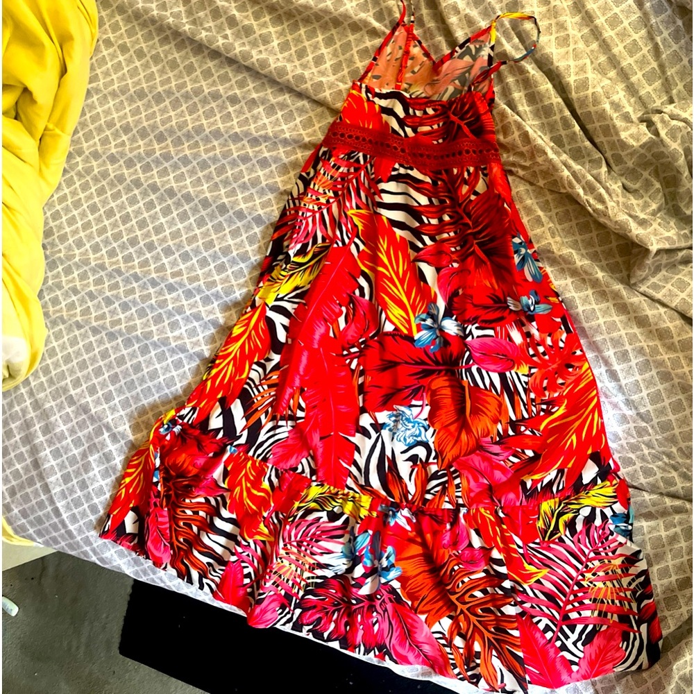 Girls multicolored maxi dress